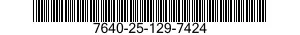 7640-25-129-7424  7640251297424 251297424