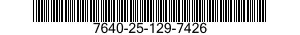 7640-25-129-7426  7640251297426 251297426