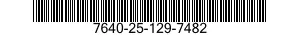7640-25-129-7482  7640251297482 251297482