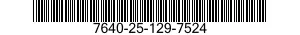7640-25-129-7524  7640251297524 251297524