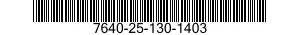 7640-25-130-1403  7640251301403 251301403
