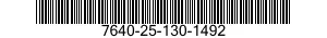 7640-25-130-1492  7640251301492 251301492