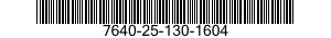 7640-25-130-1604 MAP 7640251301604 251301604