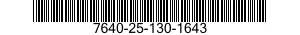 7640-25-130-1643 MAP 7640251301643 251301643