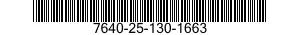 7640-25-130-1663 MAP 7640251301663 251301663