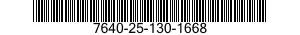 7640-25-130-1668 MAP 7640251301668 251301668