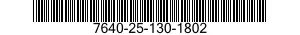 7640-25-130-1802 MAP 7640251301802 251301802
