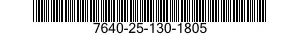 7640-25-130-1805 MAP 7640251301805 251301805