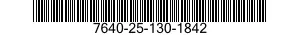 7640-25-130-1842 MAP 7640251301842 251301842