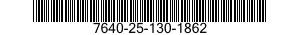 7640-25-130-1862 MAP 7640251301862 251301862
