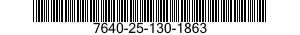7640-25-130-1863 MAP 7640251301863 251301863