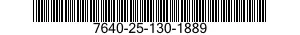 7640-25-130-1889 MAP 7640251301889 251301889
