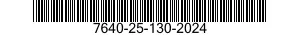 7640-25-130-2024 MAP 7640251302024 251302024