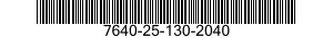 7640-25-130-2040 MAP 7640251302040 251302040