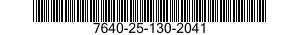 7640-25-130-2041 MAP 7640251302041 251302041