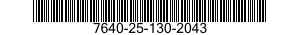 7640-25-130-2043 MAP 7640251302043 251302043