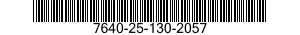 7640-25-130-2057 MAP 7640251302057 251302057
