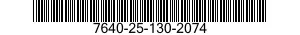 7640-25-130-2074 MAP 7640251302074 251302074