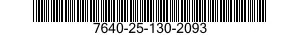 7640-25-130-2093 MAP 7640251302093 251302093