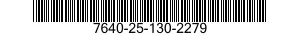 7640-25-130-2279  7640251302279 251302279