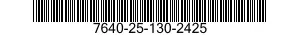 7640-25-130-2425  7640251302425 251302425