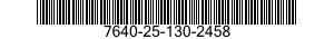 7640-25-130-2458 MAP 7640251302458 251302458