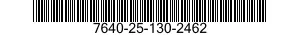 7640-25-130-2462  7640251302462 251302462