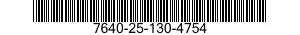 7640-25-130-4754  7640251304754 251304754
