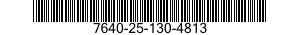 7640-25-130-4813  7640251304813 251304813