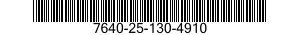 7640-25-130-4910  7640251304910 251304910