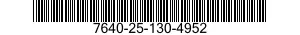 7640-25-130-4952  7640251304952 251304952