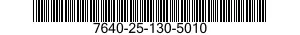 7640-25-130-5010  7640251305010 251305010