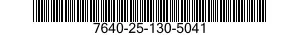7640-25-130-5041  7640251305041 251305041