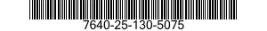 7640-25-130-5075  7640251305075 251305075