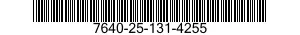 7640-25-131-4255  7640251314255 251314255