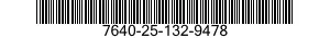 7640-25-132-9478  7640251329478 251329478