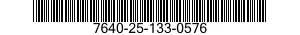 7640-25-133-0576  7640251330576 251330576