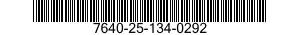 7640-25-134-0292  7640251340292 251340292