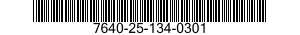 7640-25-134-0301  7640251340301 251340301