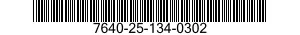 7640-25-134-0302  7640251340302 251340302