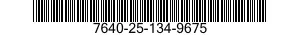 7640-25-134-9675  7640251349675 251349675