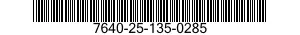 7640-25-135-0285  7640251350285 251350285