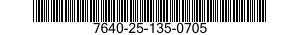 7640-25-135-0705  7640251350705 251350705