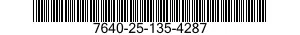 7640-25-135-4287  7640251354287 251354287