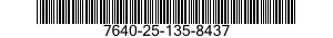 7640-25-135-8437  7640251358437 251358437