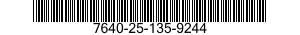 7640-25-135-9244  7640251359244 251359244