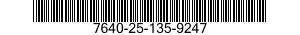 7640-25-135-9247  7640251359247 251359247