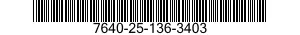 7640-25-136-3403 MAP 7640251363403 251363403
