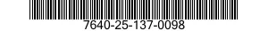 7640-25-137-0098 CASE,MAP 7640251370098 251370098