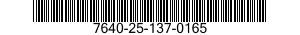 7640-25-137-0165 CASE,MAP 7640251370165 251370165